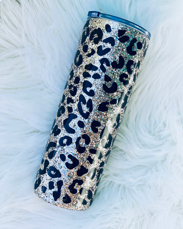Penn State Tumbler, Made With Custom Glitter, Vinyl, and Waterslides Wine/ modern/skinny/fatty Tumbler With Slider Lid & Straw 
